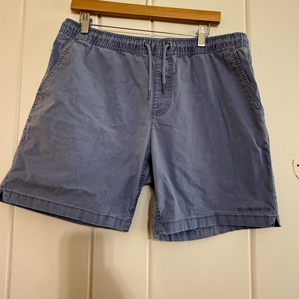 Quiksilver Men’s Light Blue Flat Front Shorts